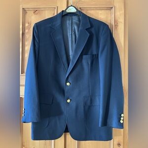Vintage Navy Blazer w/ Gold Crest Buttons (Simon’s Copley Square)